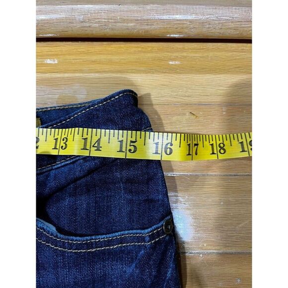 Seven7 Women's Jeans Size 8 Flare Dark Wash Blue Denim Jeans Western Rodeo - Picture 10 of 10